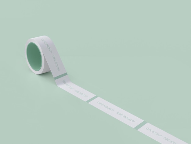 Adhesive tape mockup