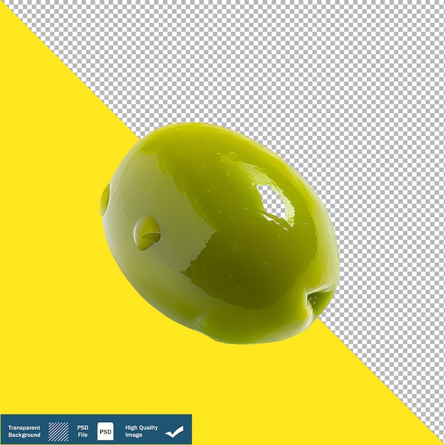 Aesthetic Green Olive transparent background PNG PSD