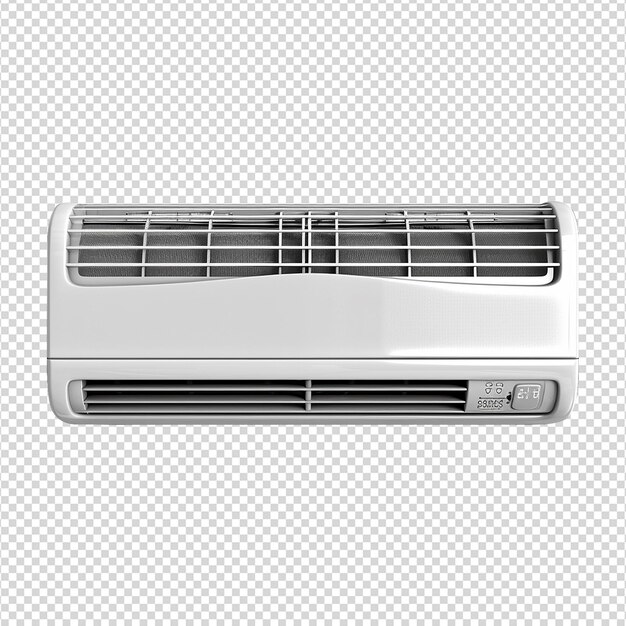 PSD air conditioner isolated on transparent background png