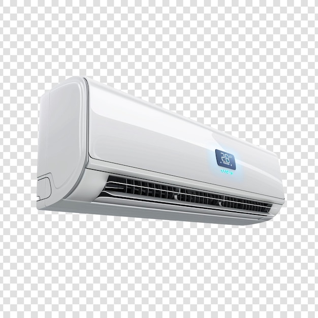 PSD air conditioner isolated on a transparent background