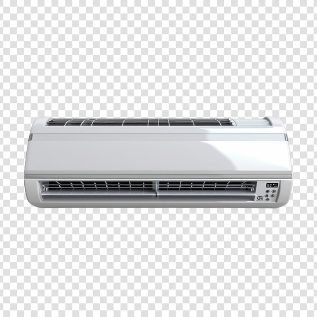 PSD air conditioner isolated on a transparent background