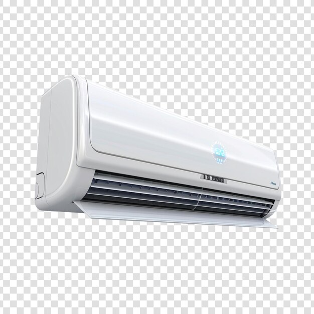 PSD air conditioner isolated on a transparent background