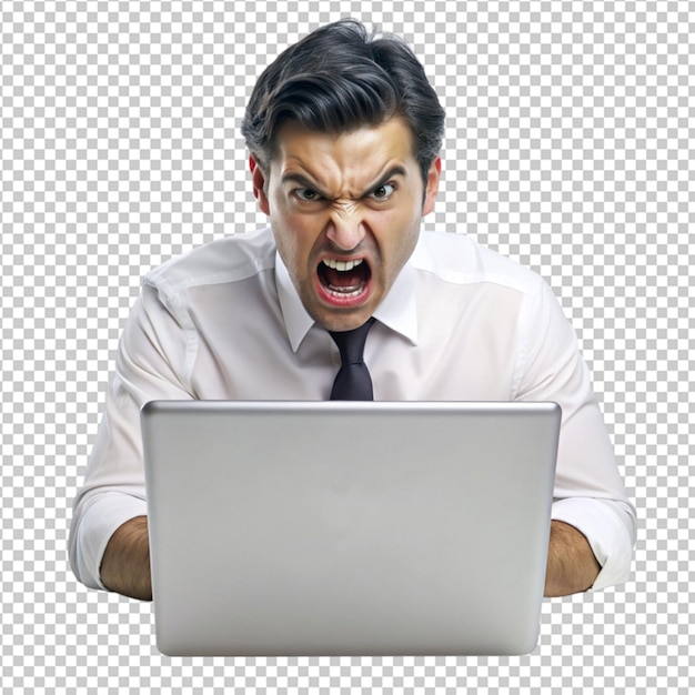 angry coder user clipart