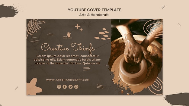 Art and craft design template