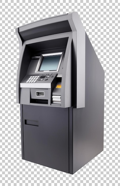 ATM Automated Teller Machine Isolated on Transparent Background