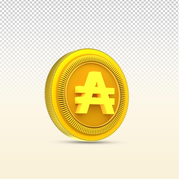 Austral Argentina Coin Currency 3D Icon Collections