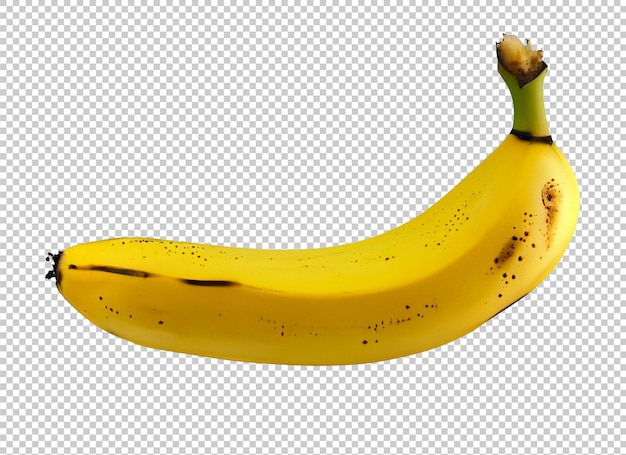 Banana Isolated On Alpha Layer