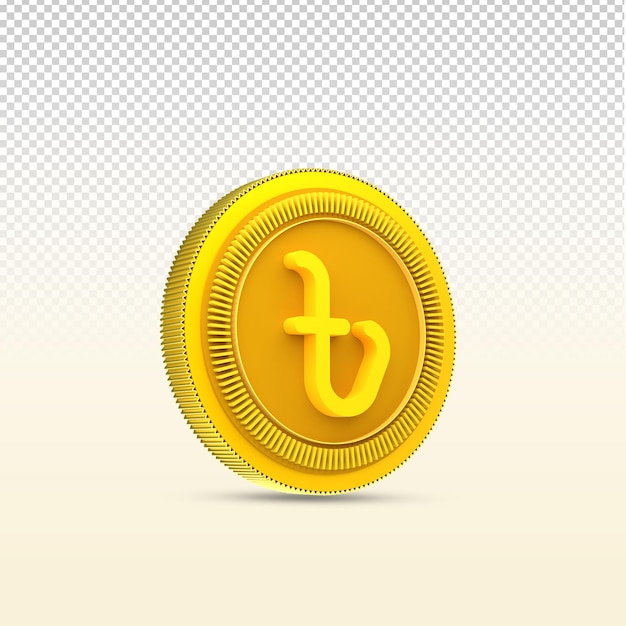 Bangladeshi TK Coin Currency 3D Icon Collections