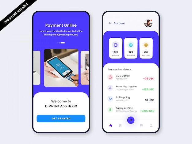 Banking & Wallet App UI UX Дизайн