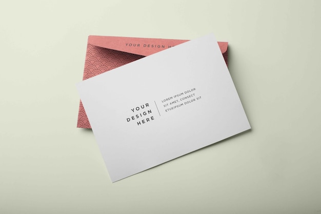 Basic envelope mockup design