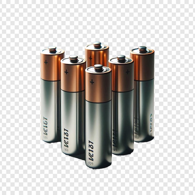 PSD battery isolated on transparent background