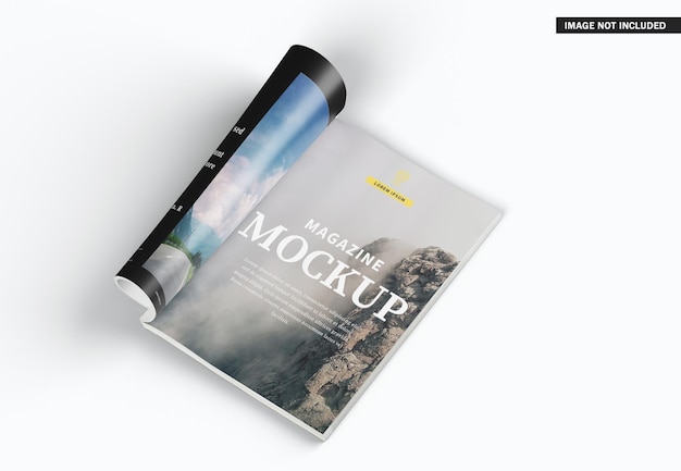 Beautiful Magazine Cover Mockup Design