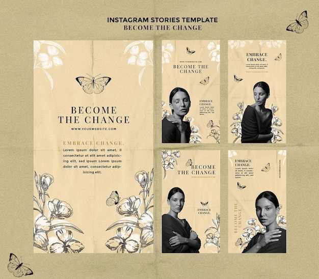 Become the change instagram stories