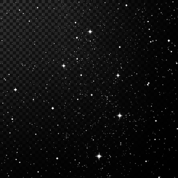 PSD a black background with the stars on it