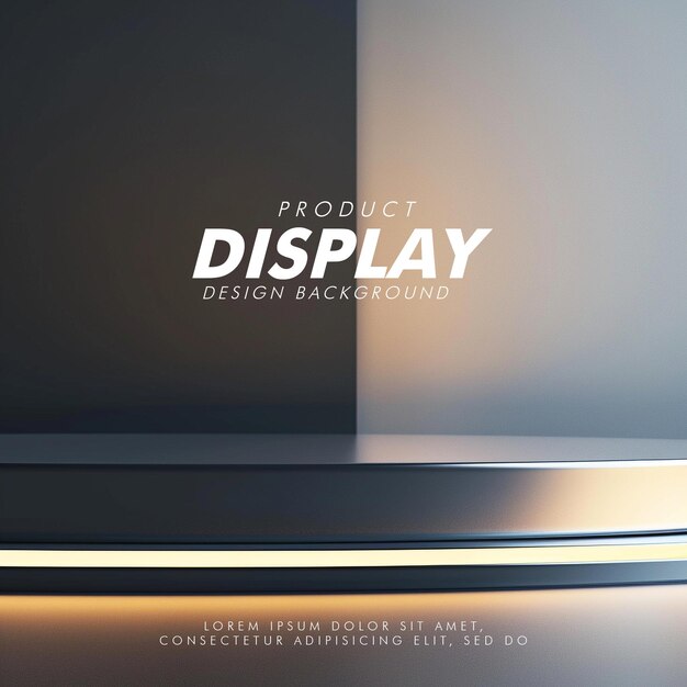 PSD a black box with a gold stripe on it that says display screen