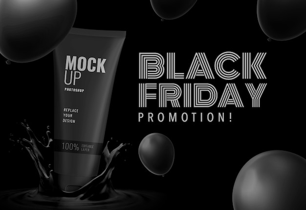 Black Friday cream sale advertising