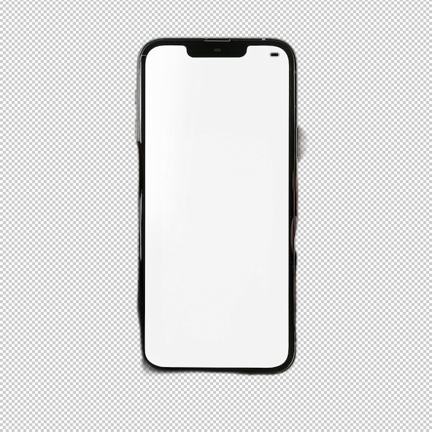 PSD a black iphone with a black case on it