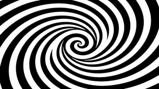 PSD a black and white spiral is a spiral