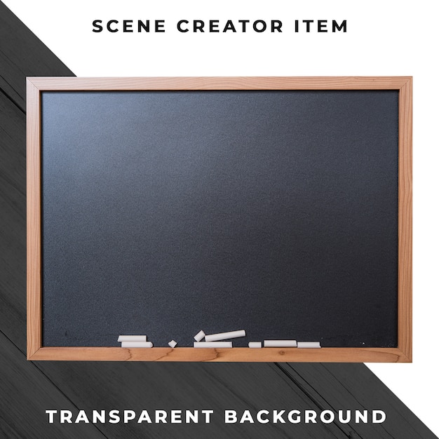 Blackboard object transparent PSD