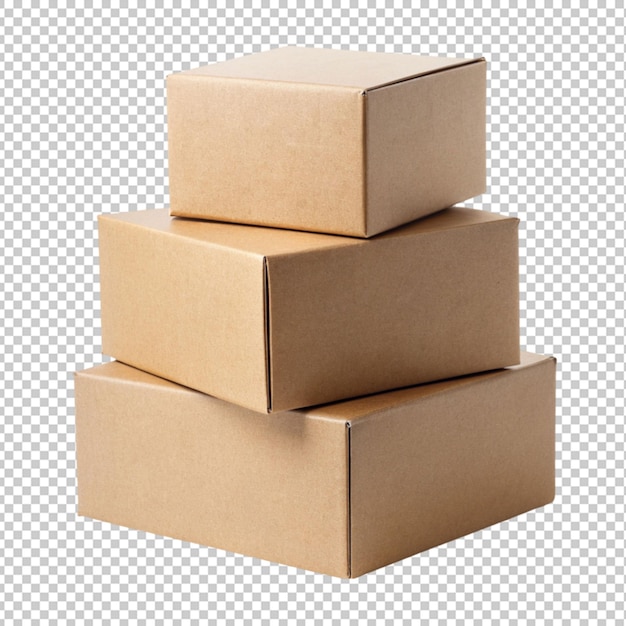 PSD blank cardboard box