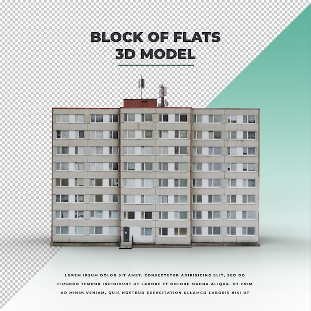 PSD block of flats