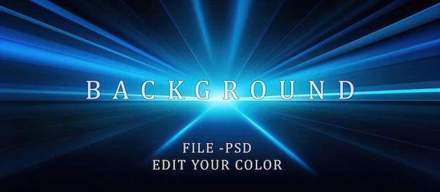 blue shiny light gradation background