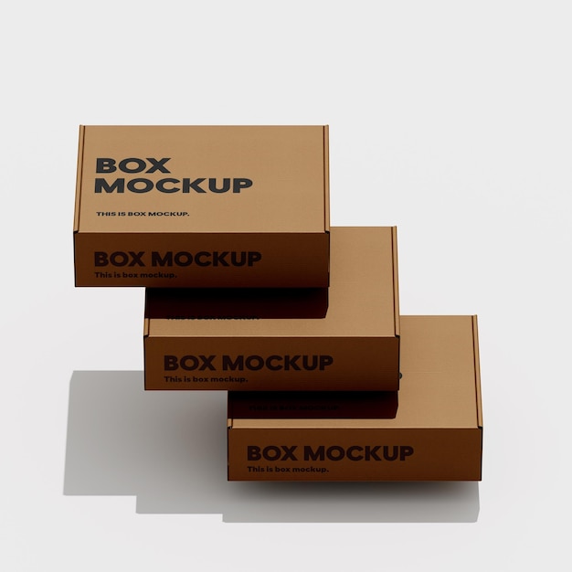 PSD a boxes mockup