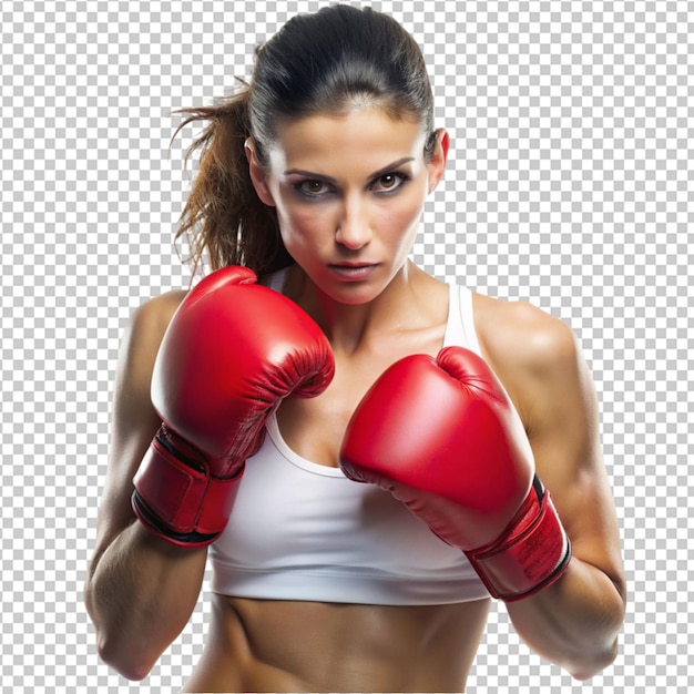 boxing lady