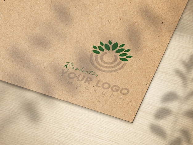 PSD branding logo mockup