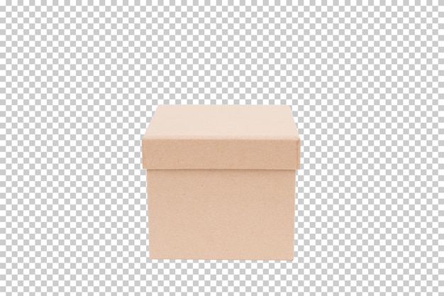 PSD brown paper box