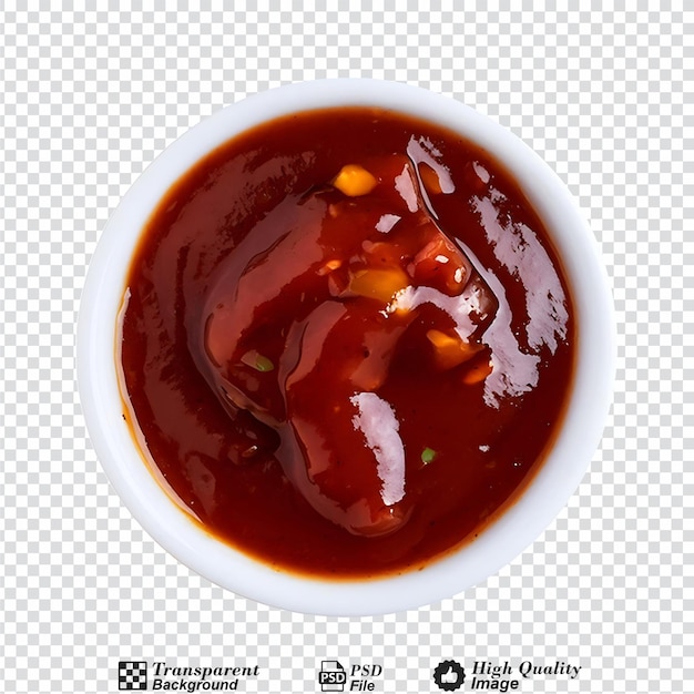 PSD buffalo sauce isolated on transparent background