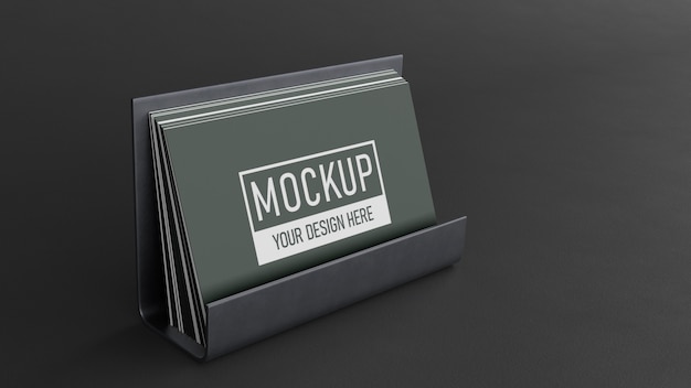 Business card mock-up composition