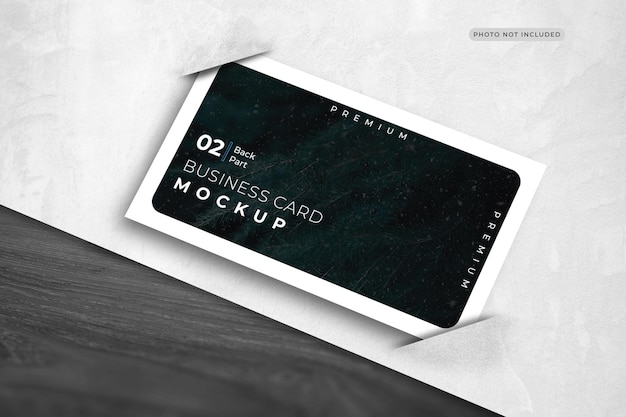 PSD business card mockup design rendering