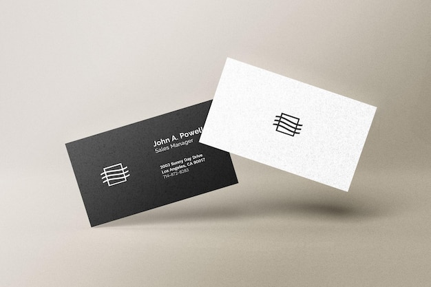 Business card mockup