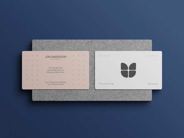 Business card mockup