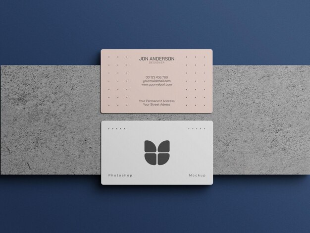 Business card mockup