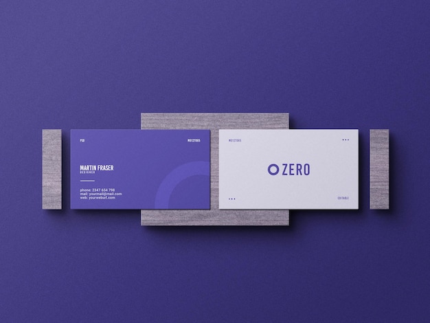 Business card mockup