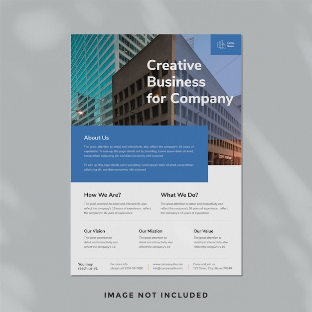 PSD business flyer template 02