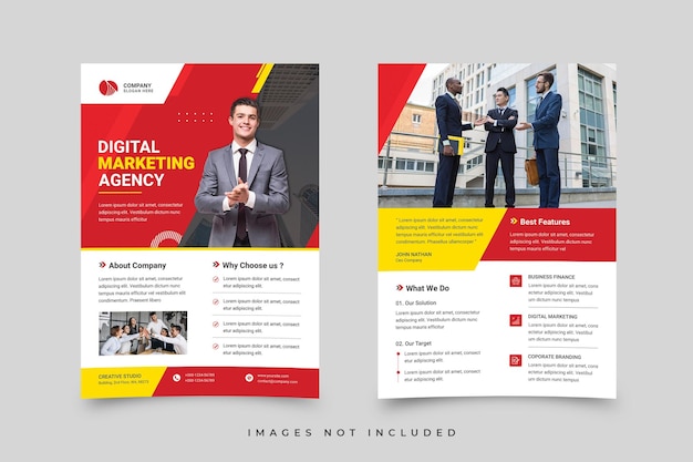 PSD business flyer template