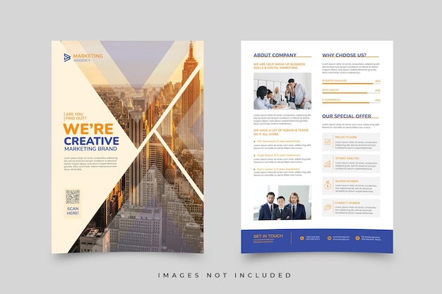 PSD business flyer template