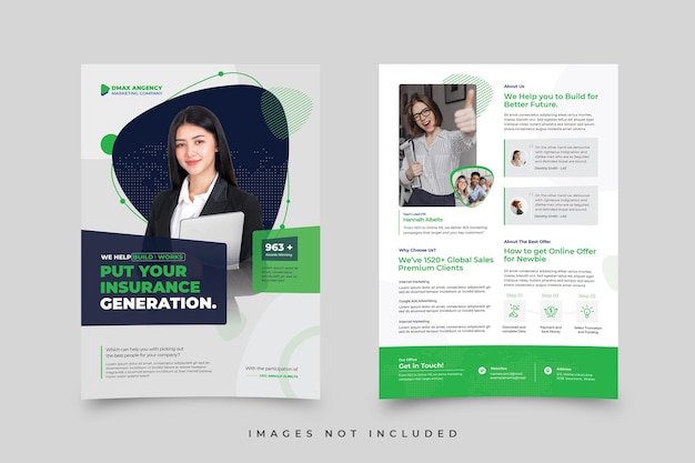 PSD business flyer template