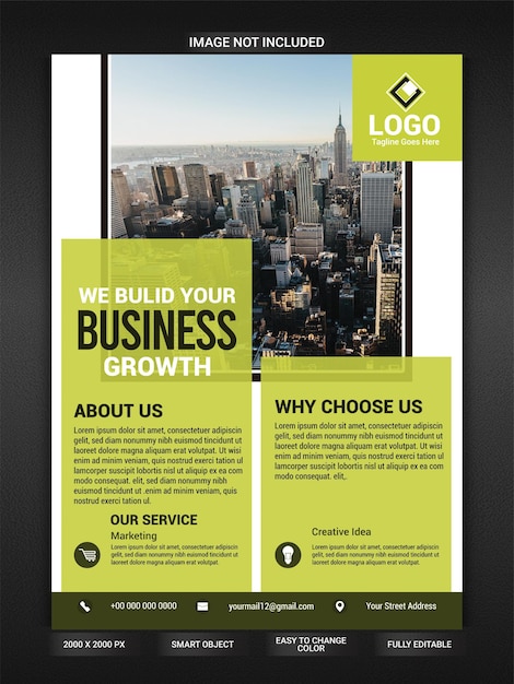 PSD business flyer template