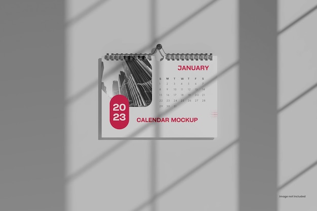 PSD calendar mockup