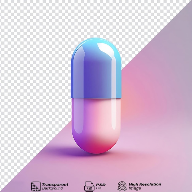 Capsules Icon isolated on transparent background