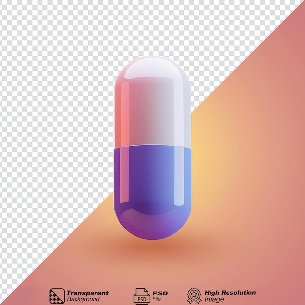 Capsules Icon isolated on transparent background