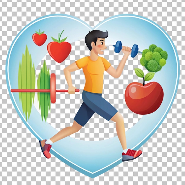 PSD cardio exercising and healthy lifestyle heart disease prevention healthcare cardiology