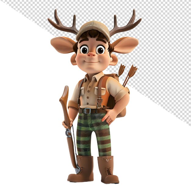 PSD cartoon character png