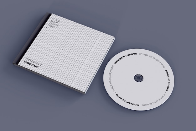 PSD cd and case mockup