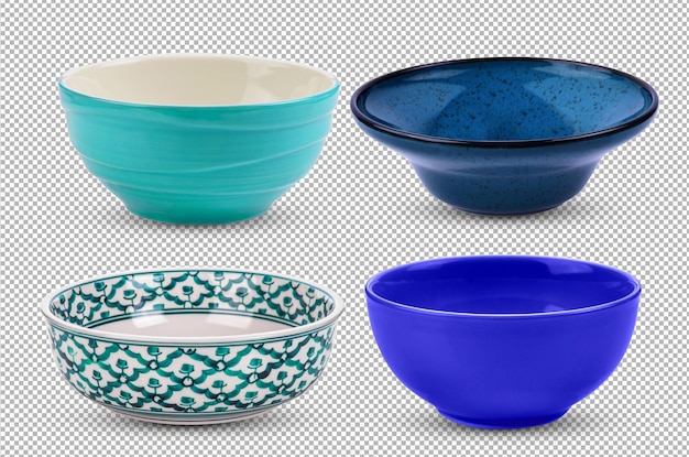 Ceramic bowl on alpha layer