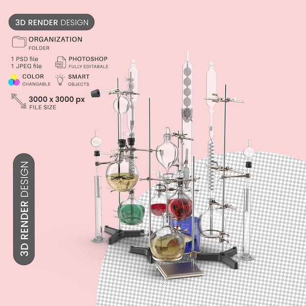 PSD chemia_laboratory_chemical_experimental_flask_12